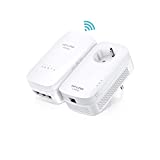 TP-Link TL-WPA8730 Kit WiFi-1750Mbps - 2 adaptadores de comunicación por línea eléctrica PLC/Extensor/repetidores de Red, Amplificador Cobertura Internet (4 Puertos/Smart TV/Ps4/Nintendo Switch)